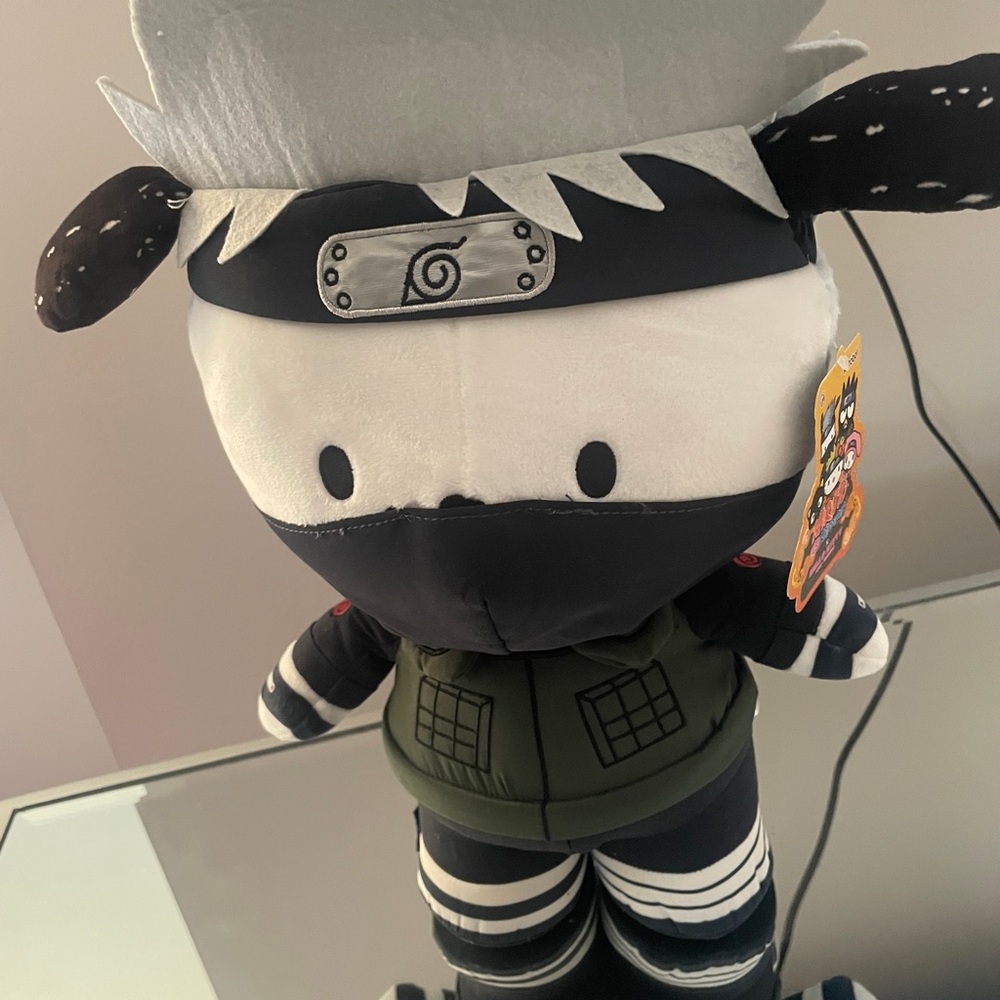Hello Kitty Plush with Black and White Accents